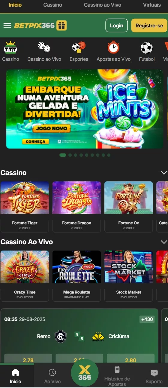 A terceira imagem do aplicativo, plataforma de apostas online com os melhores jogos de apostas e as maiores recompensas em dinheiro